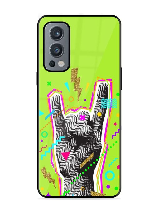 Neon Rock Glossy Soft Edge Case for Oneplus Nord 2 (5G) Chachhi