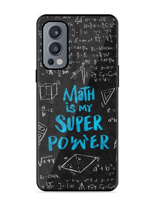 Math Magic Glossy Soft Edge Case for Oneplus Nord 2 (5G) Chachhi