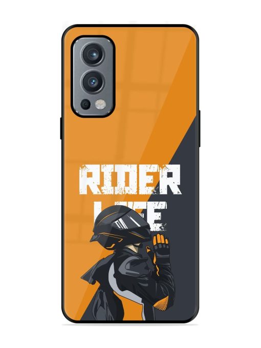 Ride Never Ends Glossy Soft Edge Case for Oneplus Nord 2 (5G) Chachhi