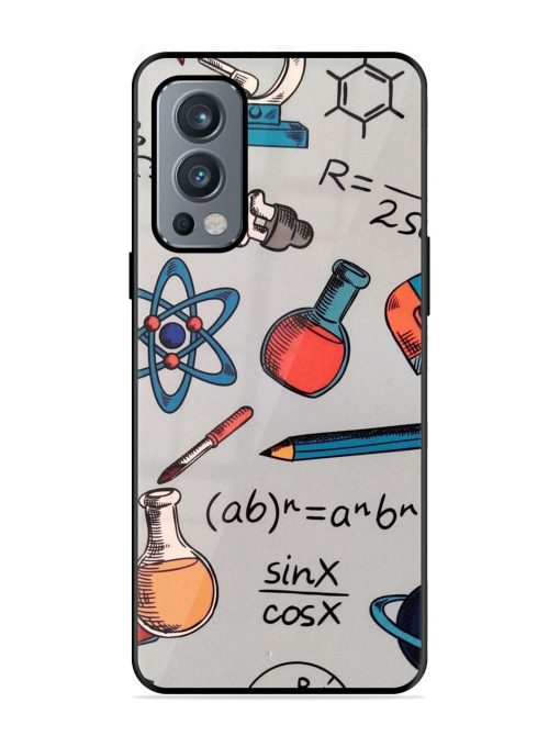 Science Doodle Glossy Soft Edge Case for Oneplus Nord 2 (5G) Chachhi