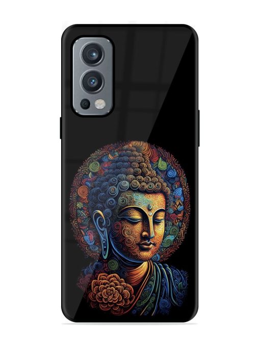 Stained Glass Serenity Glossy Soft Edge Case for Oneplus Nord 2 (5G) Chachhi