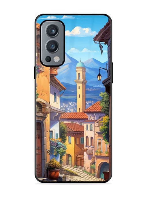 Tuscan Twilight Glossy Soft Edge Case for Oneplus Nord 2 (5G) Chachhi