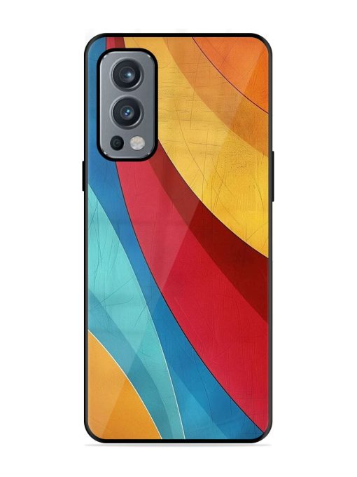 Curving Canvas Glossy Soft Edge Case for Oneplus Nord 2 (5G) Chachhi