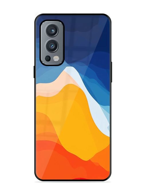 Liquid Landscape Glossy Soft Edge Case for Oneplus Nord 2 (5G) Chachhi