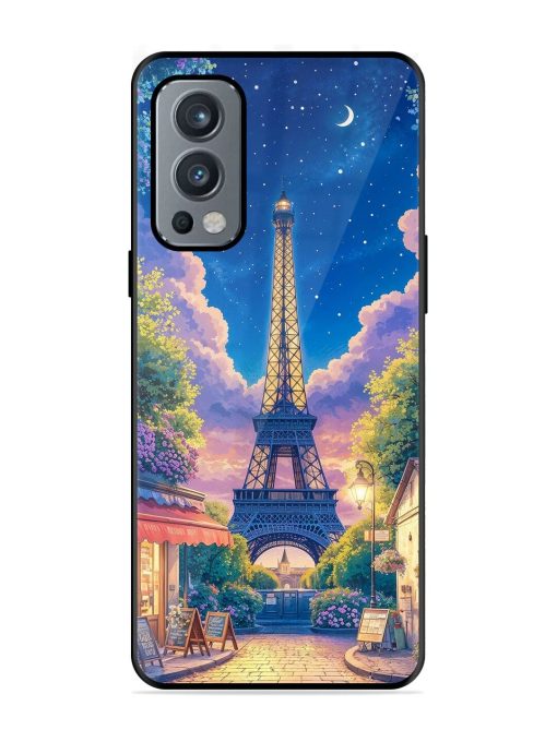 Twilight In Paris Glossy Soft Edge Case for Oneplus Nord 2 (5G) Chachhi