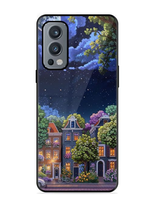 Moonlit Streets Glossy Soft Edge Case for Oneplus Nord 2 (5G) Chachhi