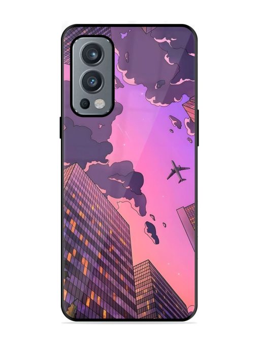 Urban Twilight Glossy Soft Edge Case for Oneplus Nord 2 (5G) Chachhi