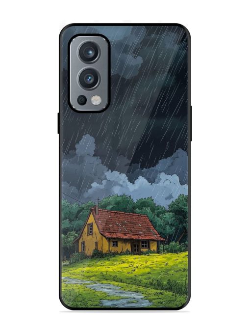 Rainy Day Retreat Glossy Soft Edge Case for Oneplus Nord 2 (5G) Chachhi