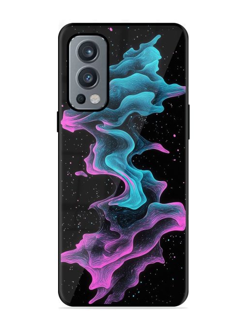 Cosmic Currents Glossy Soft Edge Case for Oneplus Nord 2 (5G) Chachhi