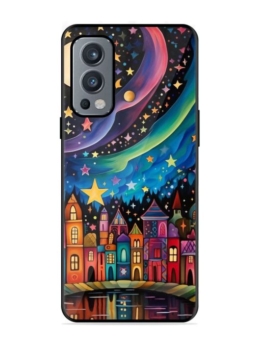 Starlit Village Glossy Soft Edge Case for Oneplus Nord 2 (5G) Chachhi