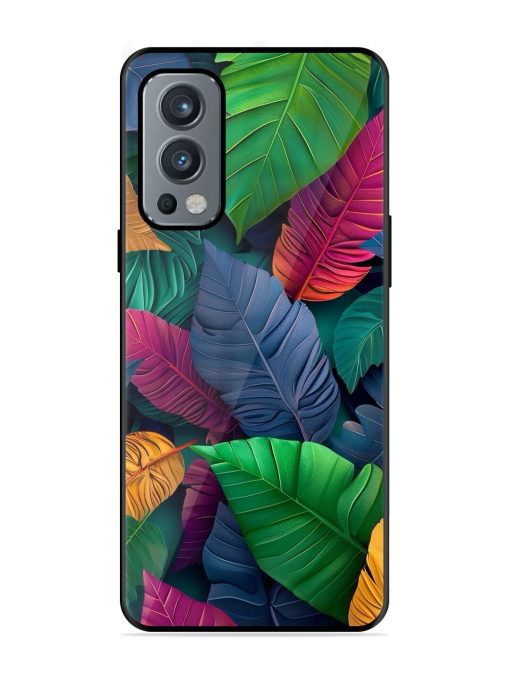 Tropical Tapestry Glossy Soft Edge Case for Oneplus Nord 2 (5G) Chachhi