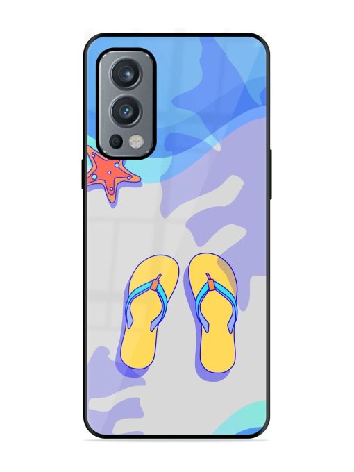 Sandy Toes And Salty Seas Glossy Soft Edge Case for Oneplus Nord 2 (5G) Chachhi