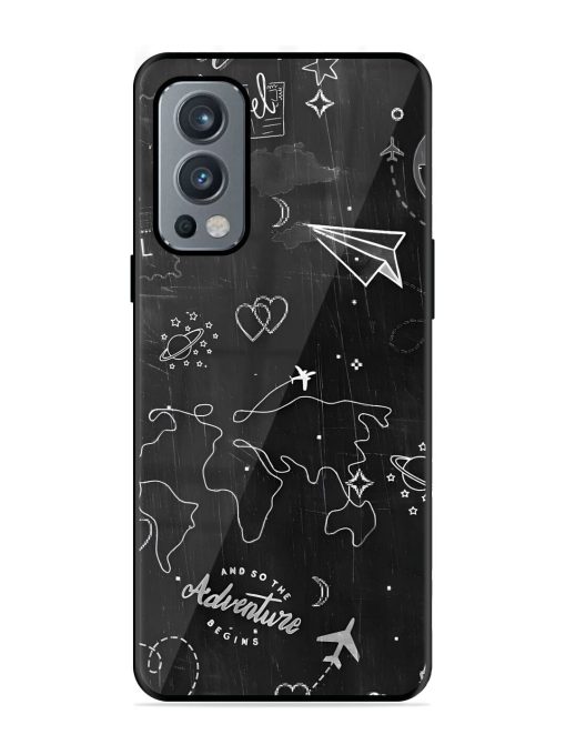 Wanderlust Sketchbook Glossy Soft Edge Case for Oneplus Nord 2 (5G) Chachhi