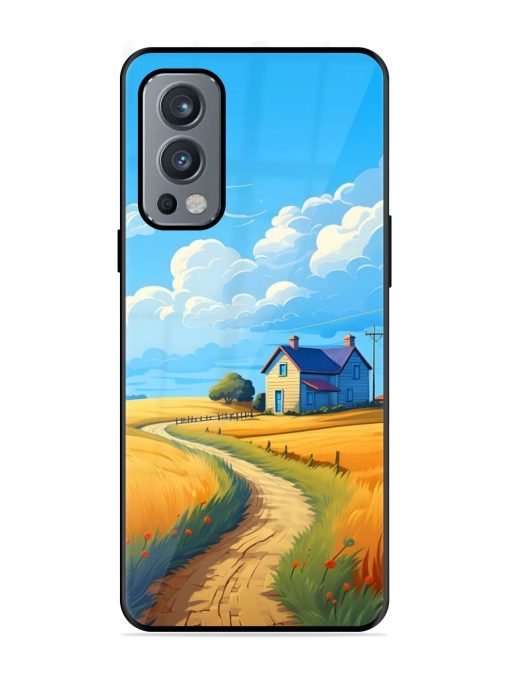 Countryside Cottage Glossy Soft Edge Case for Oneplus Nord 2 (5G) Chachhi