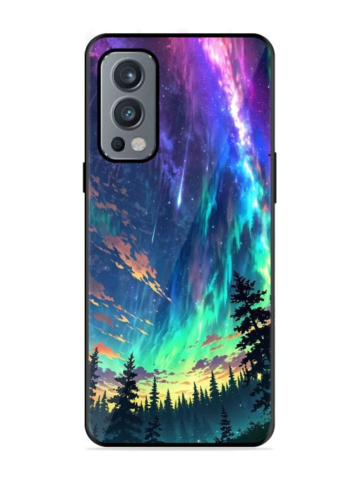 Cosmic Canvas Glossy Soft Edge Case for Oneplus Nord 2 (5G) Chachhi