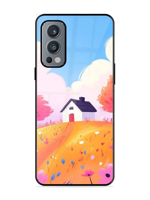 Hilltop Haven Glossy Soft Edge Case for Oneplus Nord 2 (5G) Chachhi