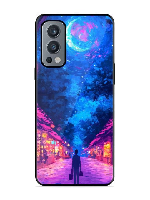 Neon Nightscape Glossy Soft Edge Case for Oneplus Nord 2 (5G) Chachhi