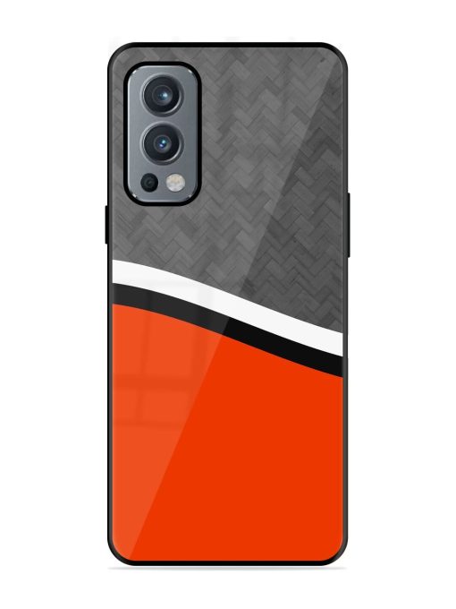 Bold Contrast Glossy Soft Edge Case for Oneplus Nord 2 (5G) Chachhi