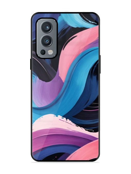 Whimsical Waves Glossy Soft Edge Case for Oneplus Nord 2 (5G) Chachhi