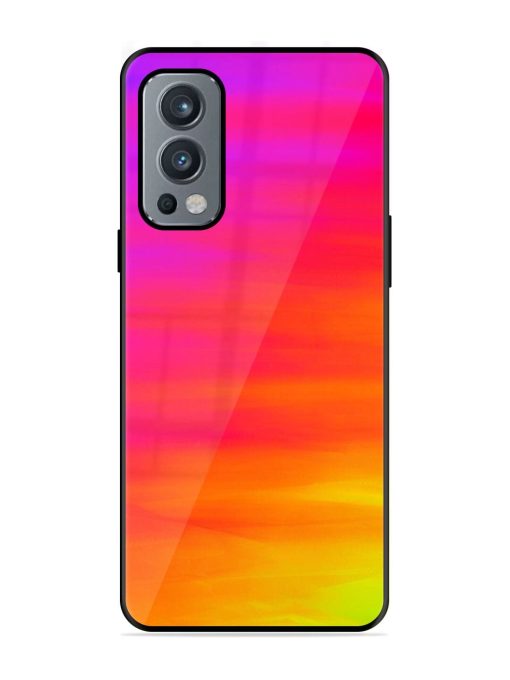 Neon Horizon Glossy Soft Edge Case for Oneplus Nord 2 (5G) Chachhi