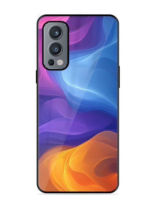 Cosmic Currents Glossy Soft Edge Case for Oneplus Nord 2 (5G) Chachhi