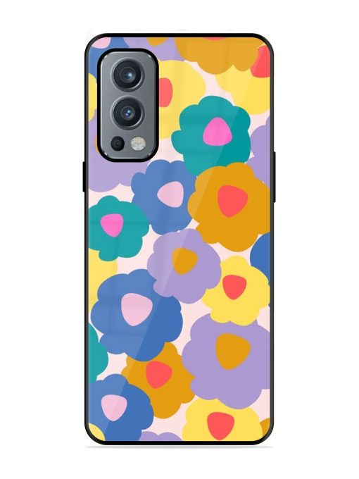 Flower Power Glossy Soft Edge Case for Oneplus Nord 2 (5G) Chachhi