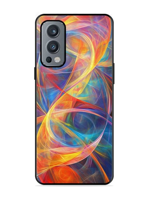 Cosmic Currents Glossy Soft Edge Case for Oneplus Nord 2 (5G) Chachhi