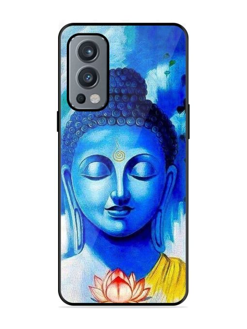 Serene Buddha With Lotus Glossy Soft Edge Case for Oneplus Nord 2 (5G) Chachhi