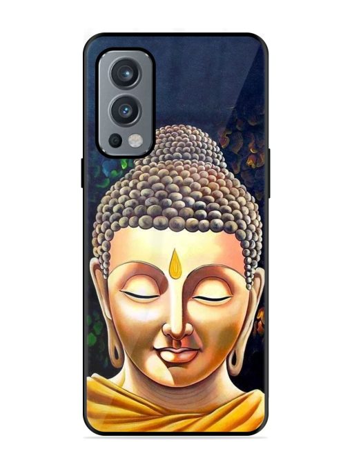 Buddha Face Glossy Soft Edge Case for Oneplus Nord 2 (5G) Chachhi