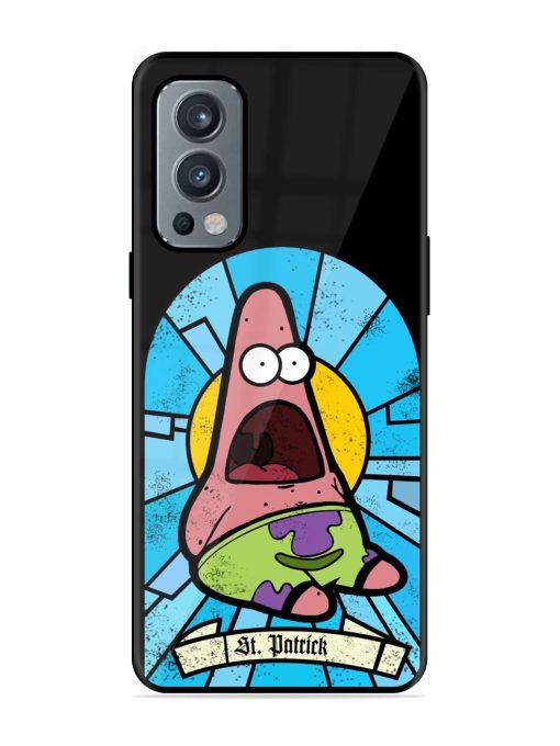 St. Patrick'S Day Stained Glass Patrick Star Glossy Soft Edge Case for Oneplus Nord 2 (5G) Chachhi