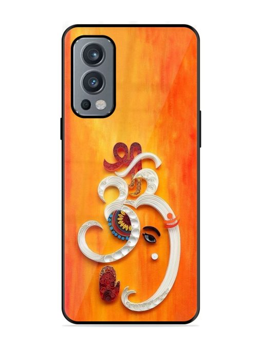 Ganesha In Quilling Art Glossy Soft Edge Case for Oneplus Nord 2 (5G) Chachhi