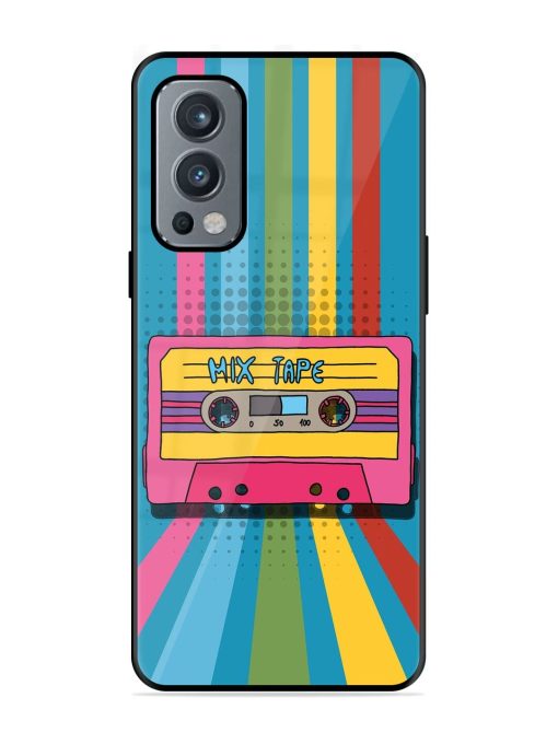 Retro Cassette Tapes Glossy Soft Edge Case for Oneplus Nord 2 (5G) Chachhi