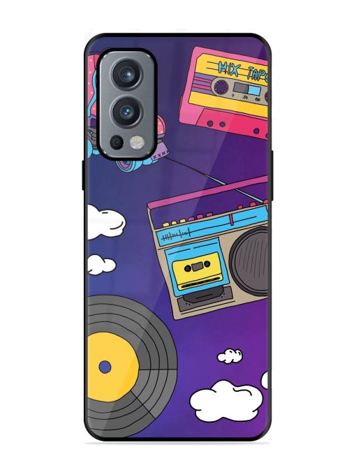 Retro Vibes Glossy Soft Edge Case for Oneplus Nord 2 (5G) Chachhi