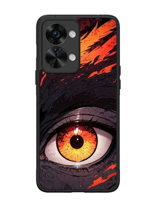 Inferno Gaze Glossy Soft Edge Case for Oneplus Nord 2T (5G) Chachhi