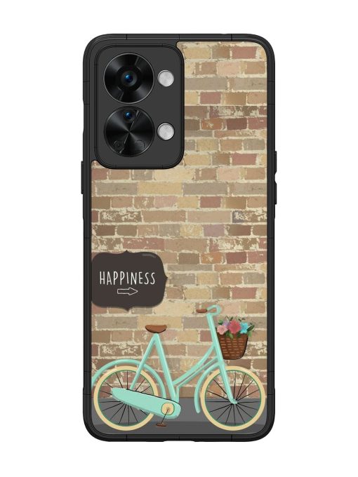 Pedaling Towards Happiness Glossy Soft Edge Case for Oneplus Nord 2T (5G) Chachhi