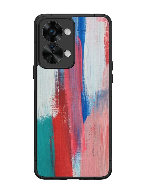 Colorful Chaos Glossy Soft Edge Case for Oneplus Nord 2T (5G) Chachhi