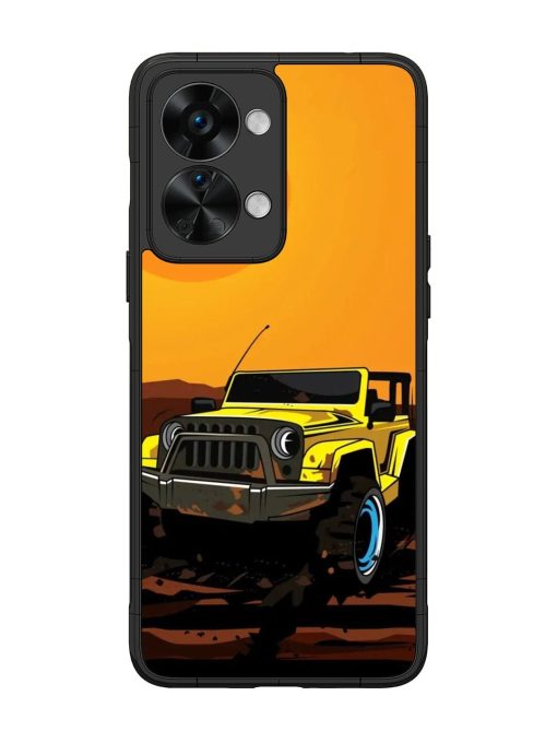 Sunset Cruise Glossy Soft Edge Case for Oneplus Nord 2T (5G) Chachhi