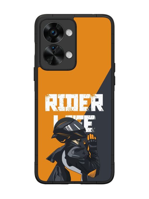 Ride Never Ends Glossy Soft Edge Case for Oneplus Nord 2T (5G) Chachhi