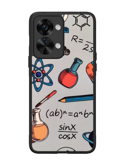 Science Doodle Glossy Soft Edge Case for Oneplus Nord 2T (5G) Chachhi