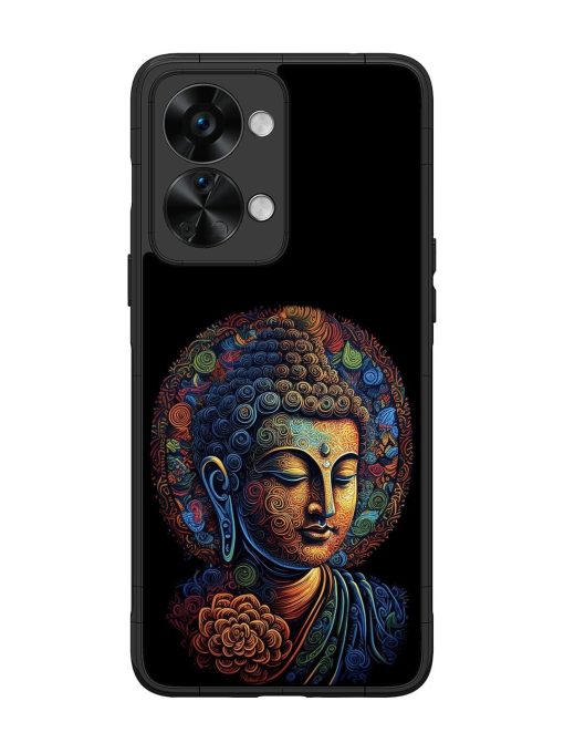 Stained Glass Serenity Glossy Soft Edge Case for Oneplus Nord 2T (5G) Chachhi