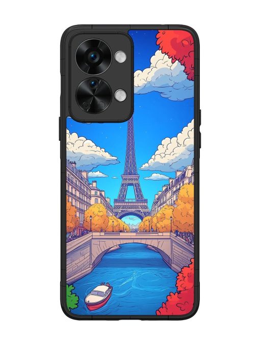 Parisian Panorama Glossy Soft Edge Case for Oneplus Nord 2T (5G)