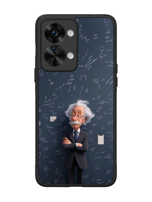 Albert Einstein Glossy Soft Edge Case for Oneplus Nord 2T (5G) Chachhi