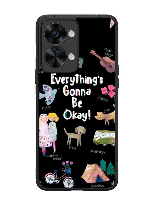 Everything'S Gonna Be Okay Glossy Soft Edge Case for Oneplus Nord 2T (5G) Chachhi