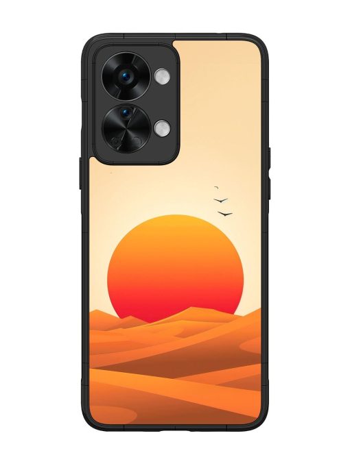 Desert Sunset Glossy Soft Edge Case for Oneplus Nord 2T (5G)