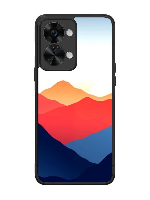 Sunset Peaks Glossy Soft Edge Case for Oneplus Nord 2T (5G)