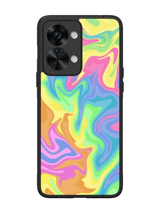 Whimsical Swirl Glossy Soft Edge Case for Oneplus Nord 2T (5G) Chachhi