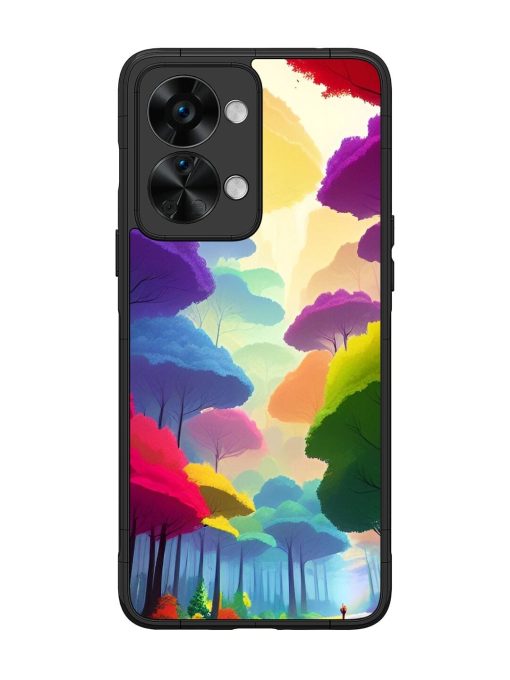 Rainbow Road Glossy Soft Edge Case for Oneplus Nord 2T (5G) Chachhi