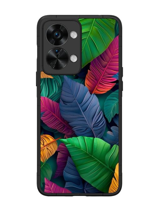 Tropical Tapestry Glossy Soft Edge Case for Oneplus Nord 2T (5G) Chachhi