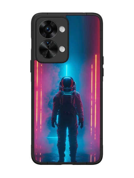 Neon Astronaut Glossy Soft Edge Case for Oneplus Nord 2T (5G) Chachhi