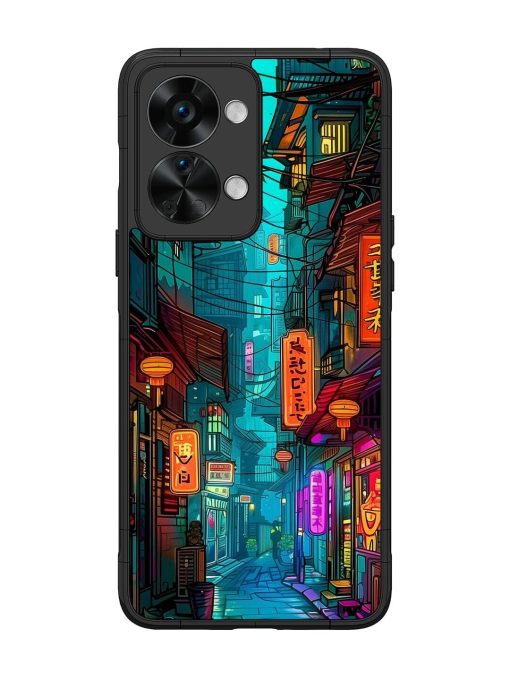 Neon Nightscape Glossy Soft Edge Case for Oneplus Nord 2T (5G) Chachhi